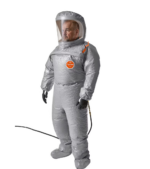 Tychem 6000 AL air fed chemical protective suit Category III